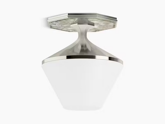 KOHLER Lighting - Celano 2 Light Flush Mount Ceiling Light (32496-FM02-SNL)