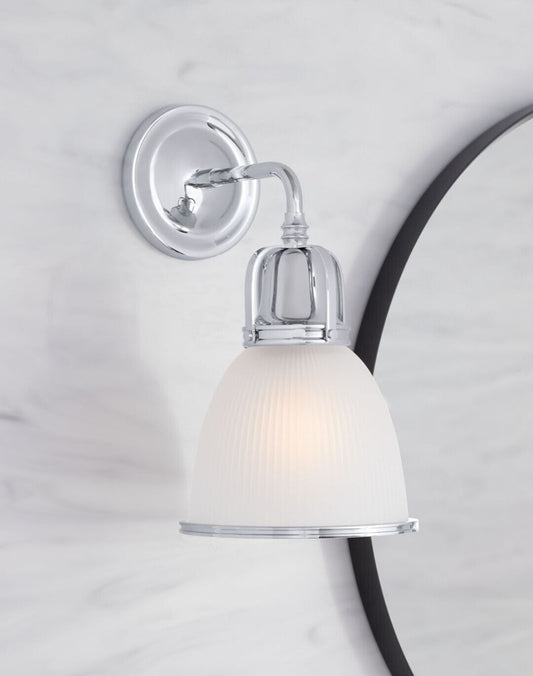 KOHLER Lighting - Hauksbee 14" Tall 1 Light Bell Wall (32281-SC01-BNL) - Nickel