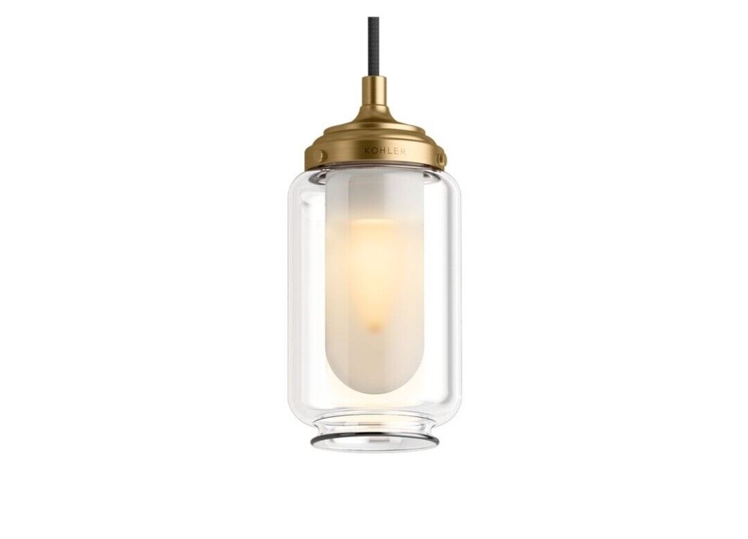 KOHLER Lighting - Artifacts 4" Adjustable Pendant Light (22654-PE01-BGL) - Moderne Brushed Gold
