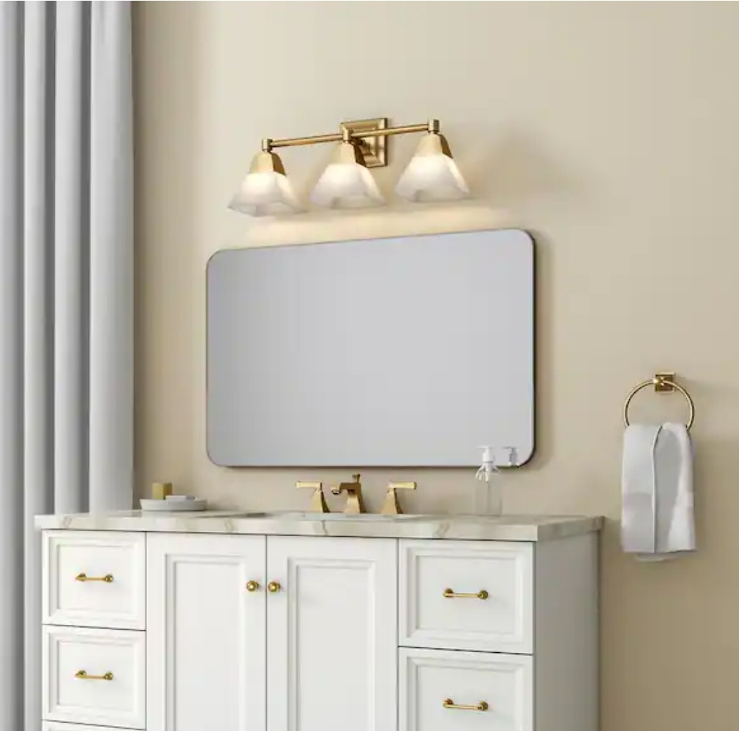 KOHLER Lighting - Memoirs 3-Light Moderne Sconce (23688-BA03-BGL) - Brushed Gold